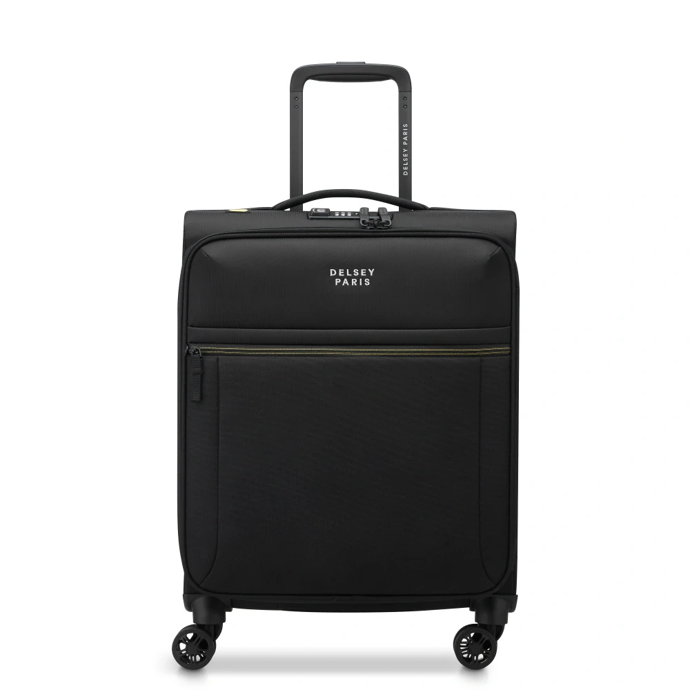 Kabinový kufr Delsey Brochant 3.0 SLIM 55 cm 225780350 - černý
