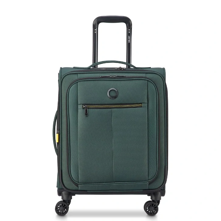 Kabinový kufr Delsey Dita SLIM 55 cm EXP 342180303 - zelený