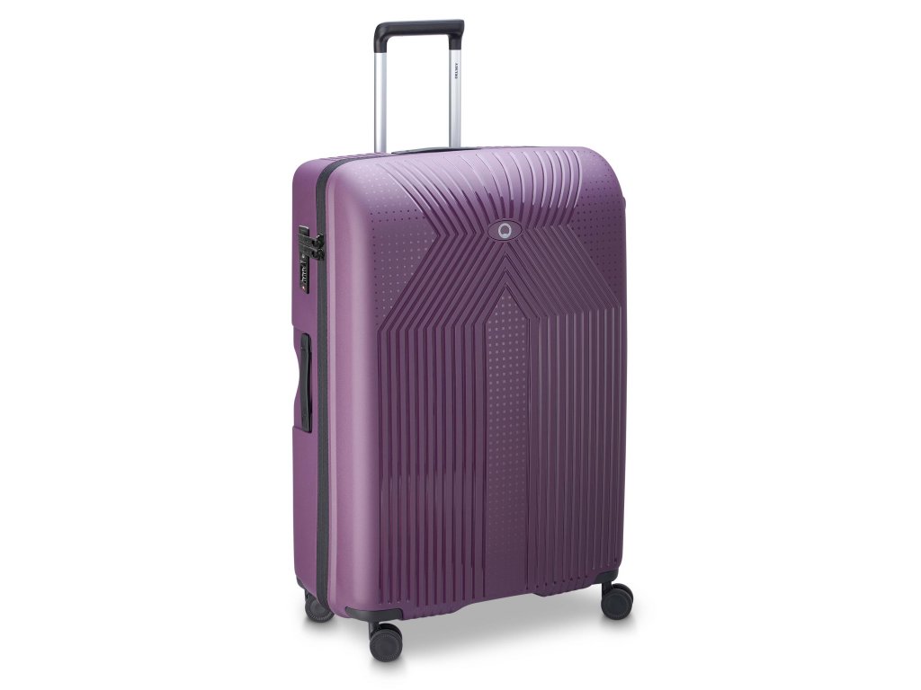 Cestovní kufr Delsey Ordener 77 cm 384682108 - fialový