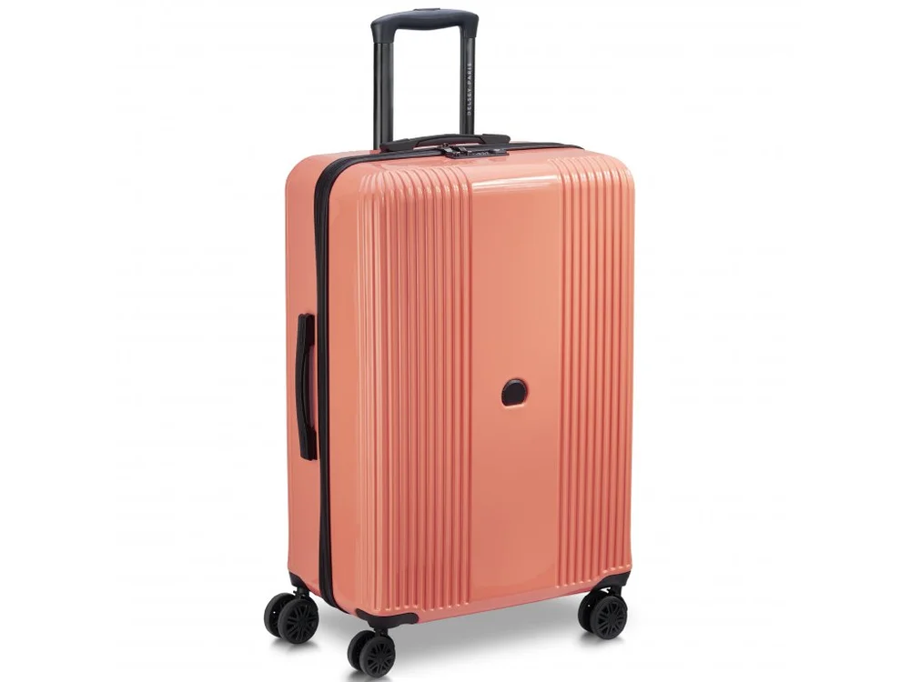Cestovní kufr Delsey Ophelie 77 cm 389382119 - korálově růžový