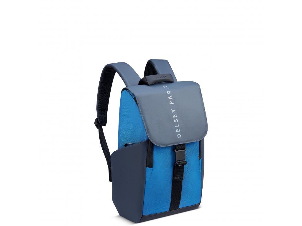 Batoh na notebook 16" Delsey Securflap 202061002 - modrý