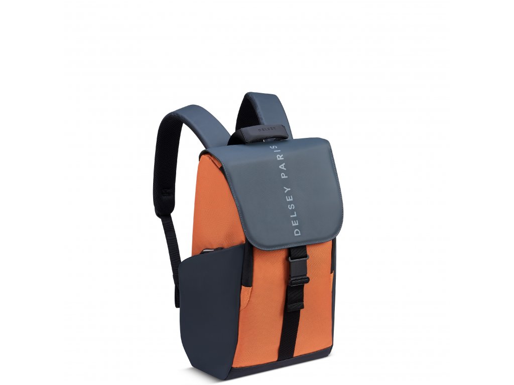 Batoh na notebook 16" Delsey Securflap 202061025 - oranžový