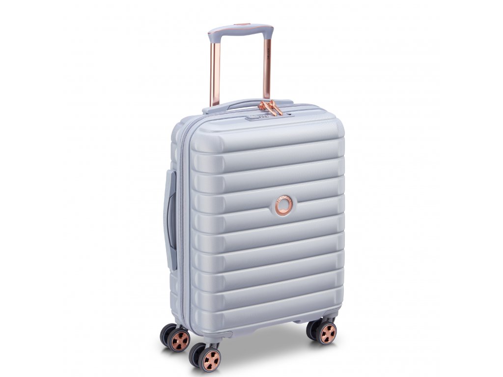Kabinový kufr Delsey Shadow 5.0 SLIM 55 cm 287880311 - stříbrný