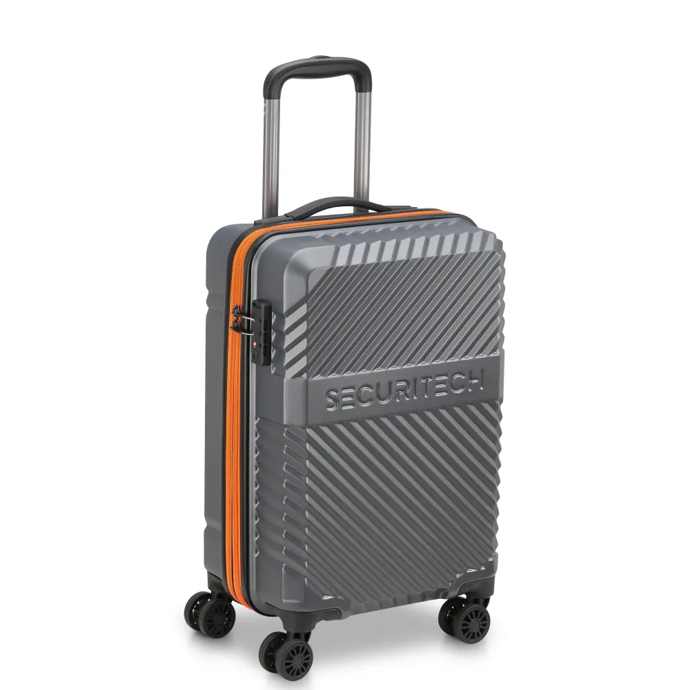 Kabinový kufr Securitech by Delsey Patrol 55 cm EXP 400680111 - šedý
