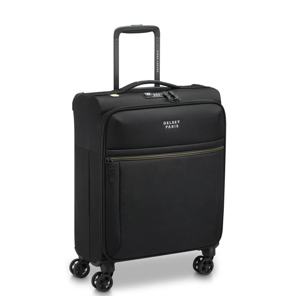 Kabinový kufr Delsey Brochant 3.0 SLIM 55 cm 225780350 - černý