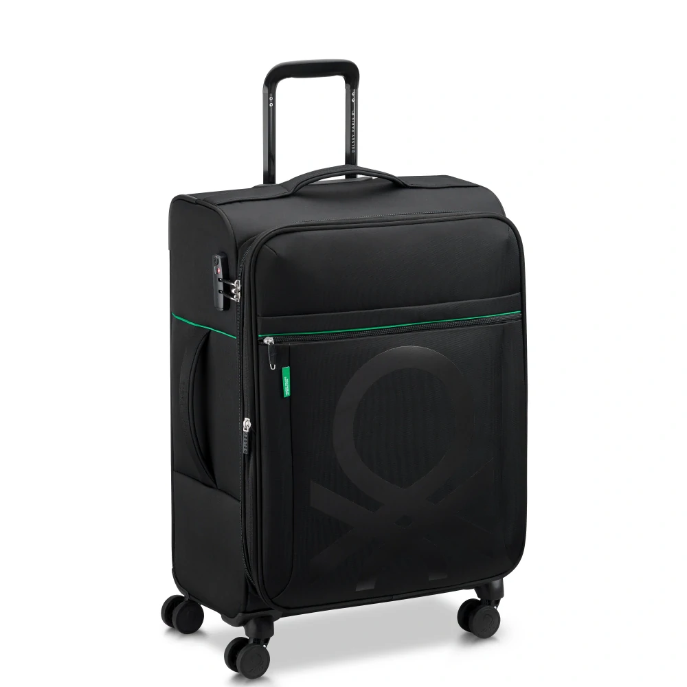 Cestovní kufr Delsey X Benetton Color Block 67 cm 376481000 - černý