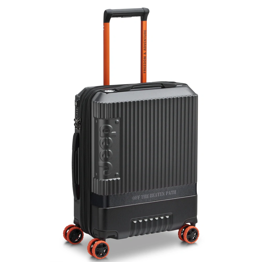 Kabinový kufr Delsey X JEEP JH001A SLIM 55 cm EXP 274680301 - antracitově šedý