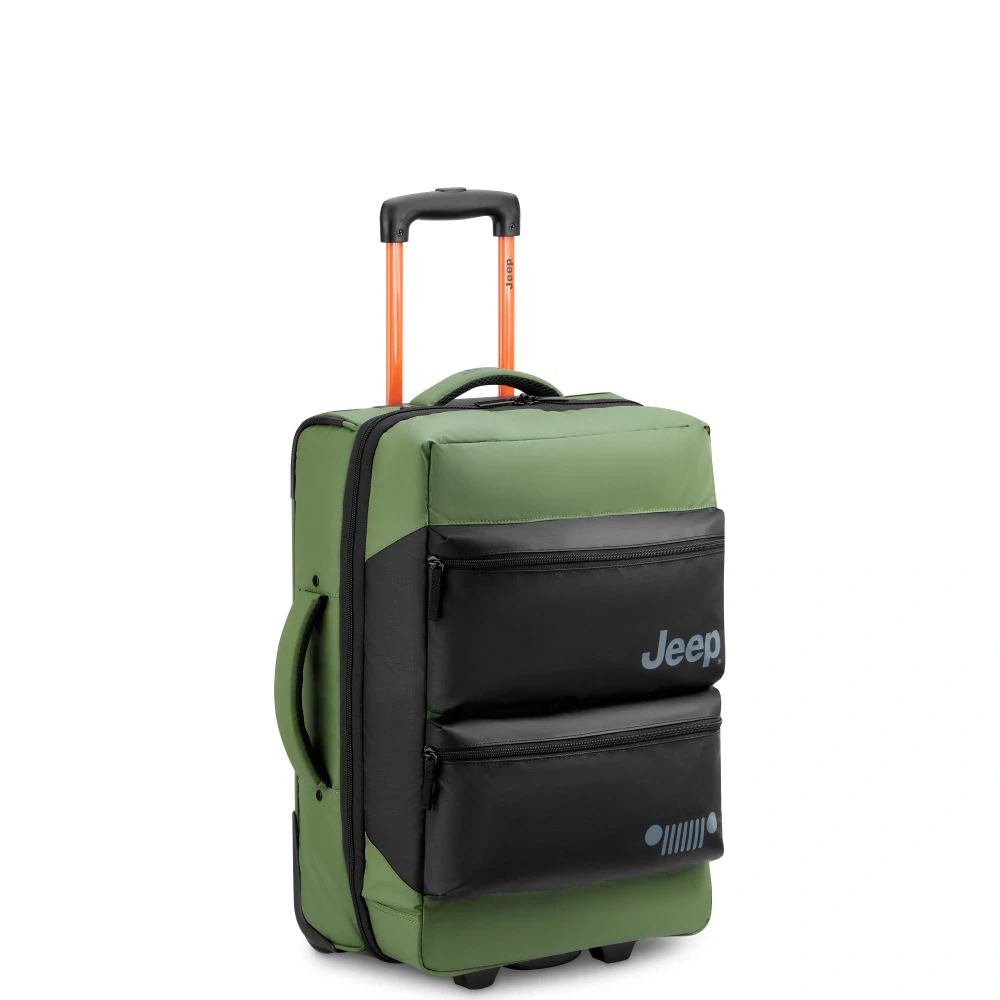 Cestovní taška na kolečkách Delsey X JEEP JS006B 55 cm 274021013 - zelená
