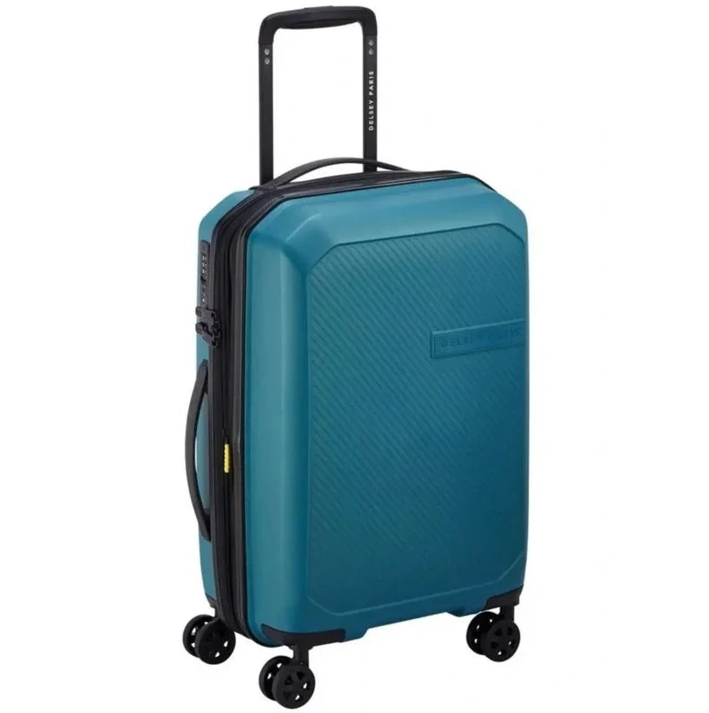 Kabinový kufr Delsey Anvers SLIM 55 cm EXP 310580322 - modrozelený