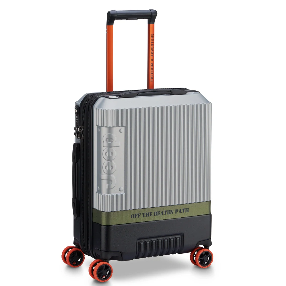 Kabinový kufr Delsey X JEEP JH001A SLIM 55 cm EXP 274680311 - stříbrný