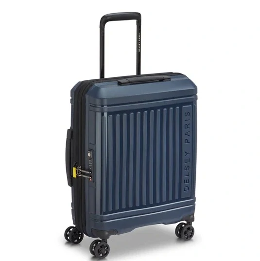 Kabinový kufr Delsey Lutece SE SLIM 55 cm EXP 380280302 - modrý