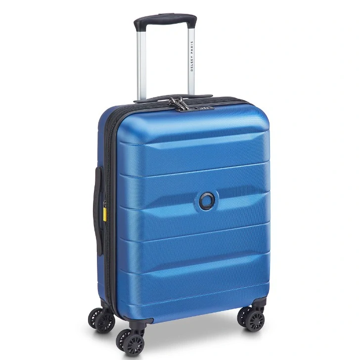 Kabinový kufr Delsey Comete 4 SLIM 55 cm EXP 314180312 - modrý