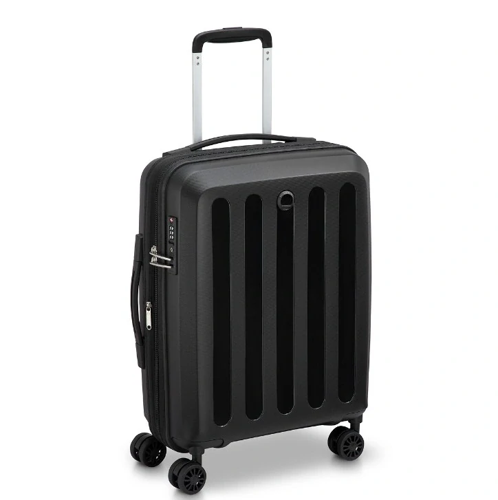 Kabinový kufr Delsey Unlock SLIM 55 cm EXP 310980300 - černý