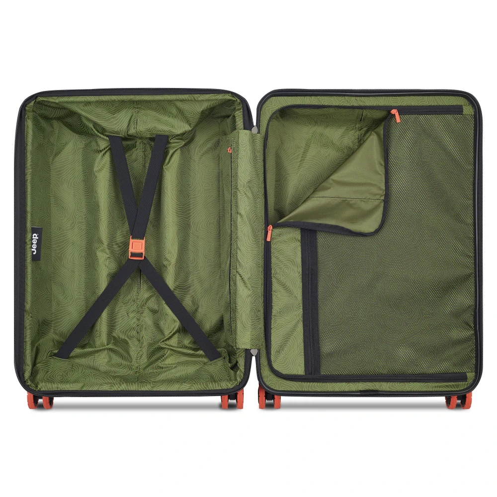 Kabinový kufr Delsey X JEEP JH001A SLIM 55 cm EXP 274680301 - antracitově šedý