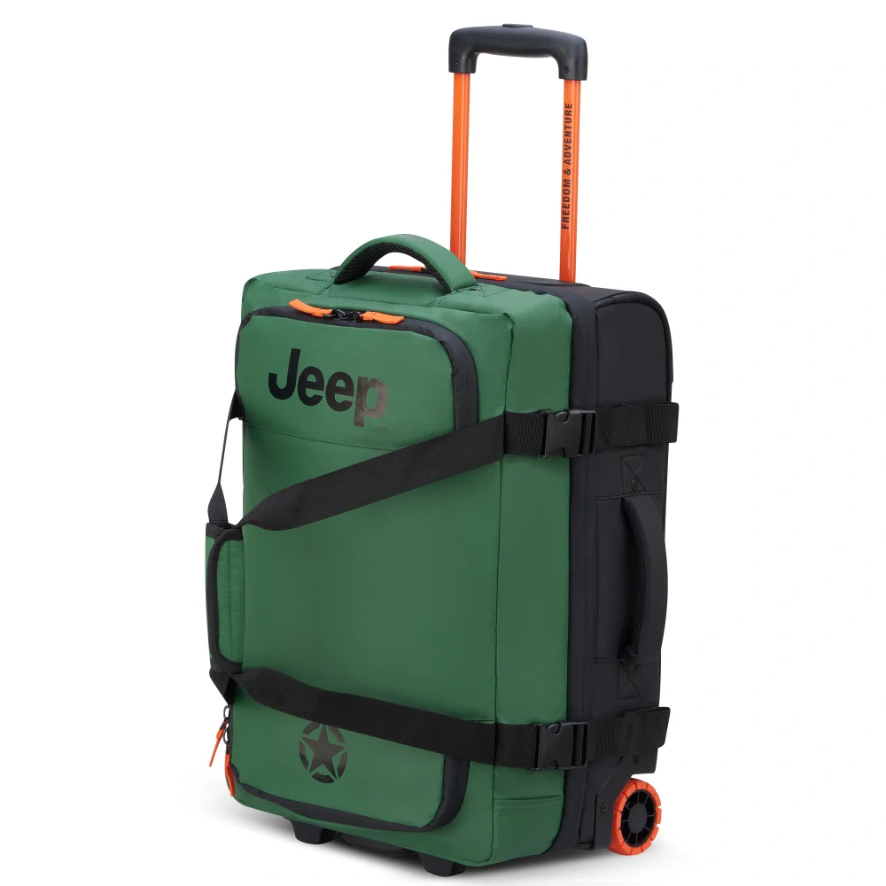 Cestovní taška na kolečkách Delsey X JEEP JS005A 55 cm 274321013 - zelená