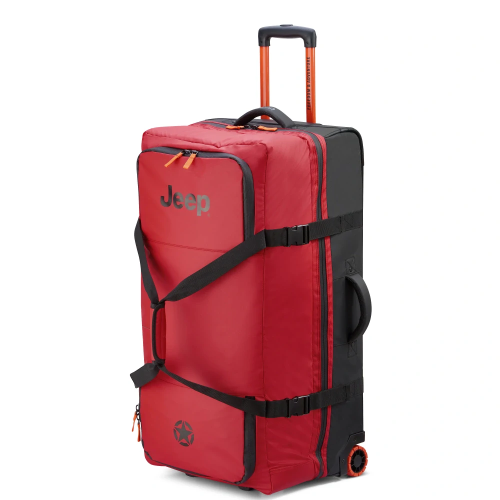 Cestovní taška na kolečkách Delsey X JEEP JS005A 82 cm 274326004 - červená
