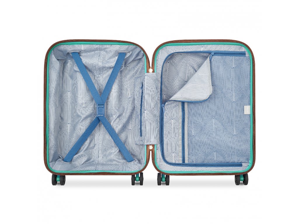 Kabinový kufr Delsey Freestyle SLIM 55 cm 385980343 - mentolově zelený