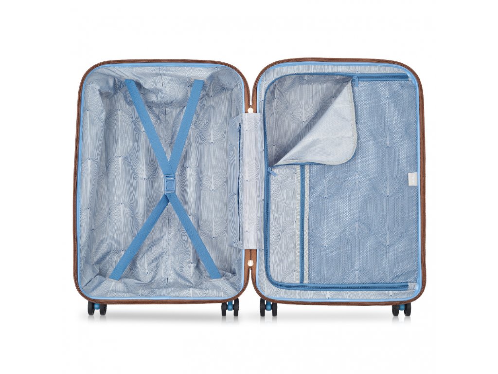 Cestovní kufr Delsey Freestyle 67 cm 385981042 - modrý