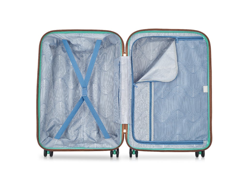 Cestovní kufr Delsey Freestyle 67 cm 385981043 - mentolově zelený