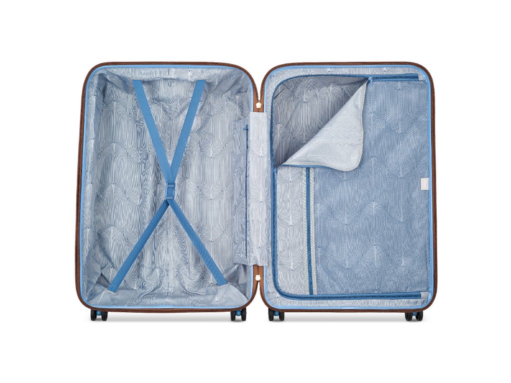 Cestovní kufr Delsey Freestyle 76 cm 385982142 - modrý