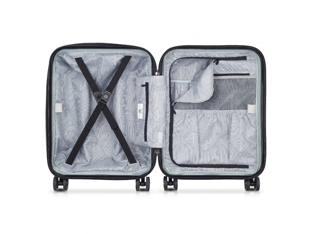 Kabinový kufr Delsey Shadow 5.0 SLIM 55 cm 287880300 - černý