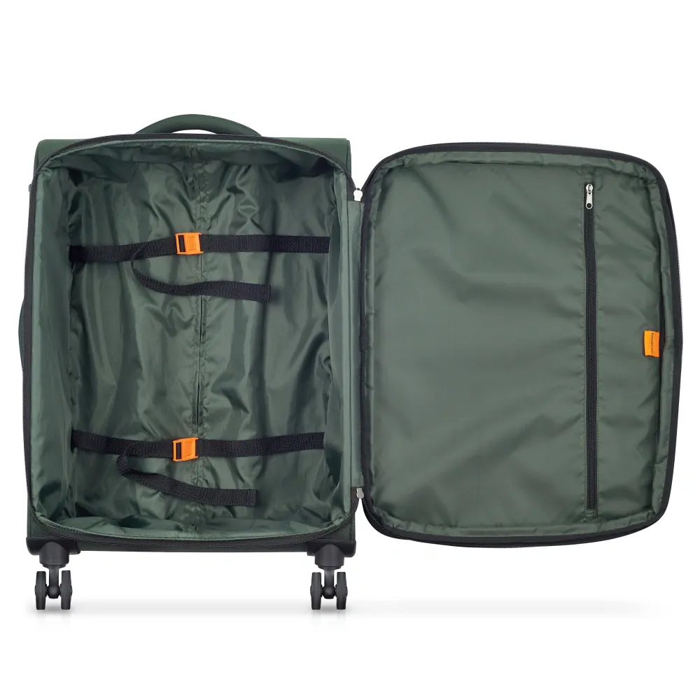 Cestovní kufr Securitech by Delsey Vanguard 66 cm EXP 400381003 - zelený