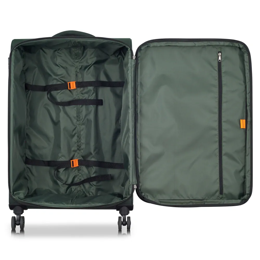 Cestovní kufr Securitech by Delsey Vanguard 76 cm EXP 400382103 - zelený