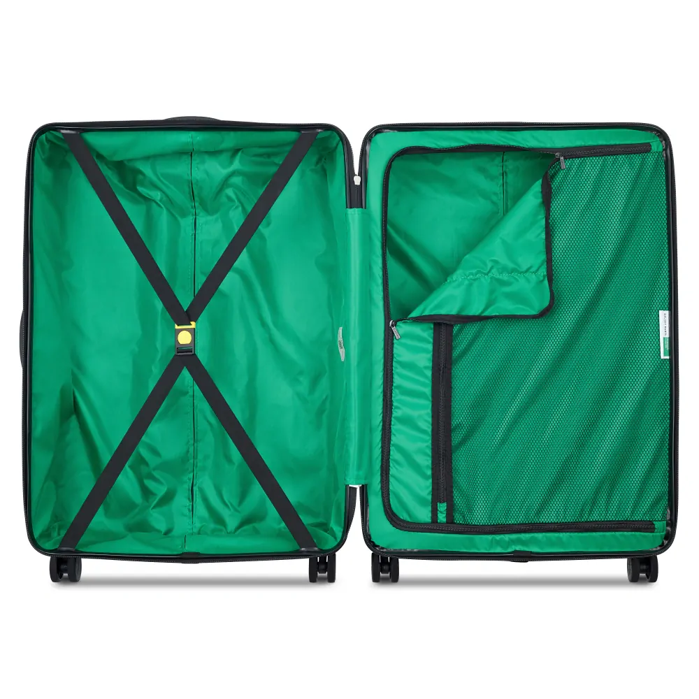 Cestovní kufr Delsey X Benetton NOW Hardside 76 cm 376282103 - zelený