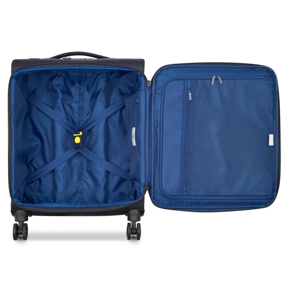 Kabinový kufr Delsey Brochant 3.0 SLIM 55 cm 225780350 - černý