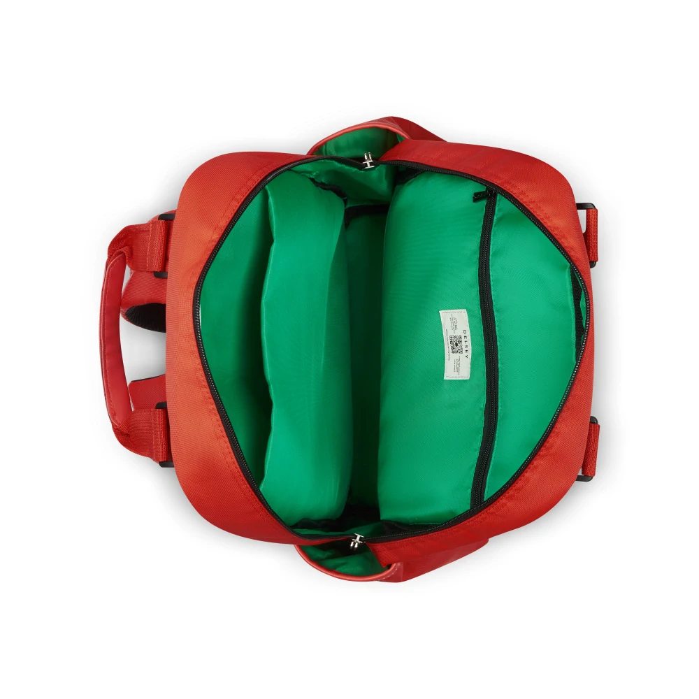 Batoh Delsey X Benetton Color Block 376461004 - červený