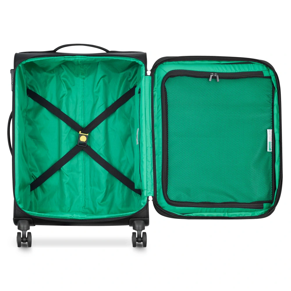 Cestovní kufr Delsey X Benetton Color Block 67 cm 376481000 - černý