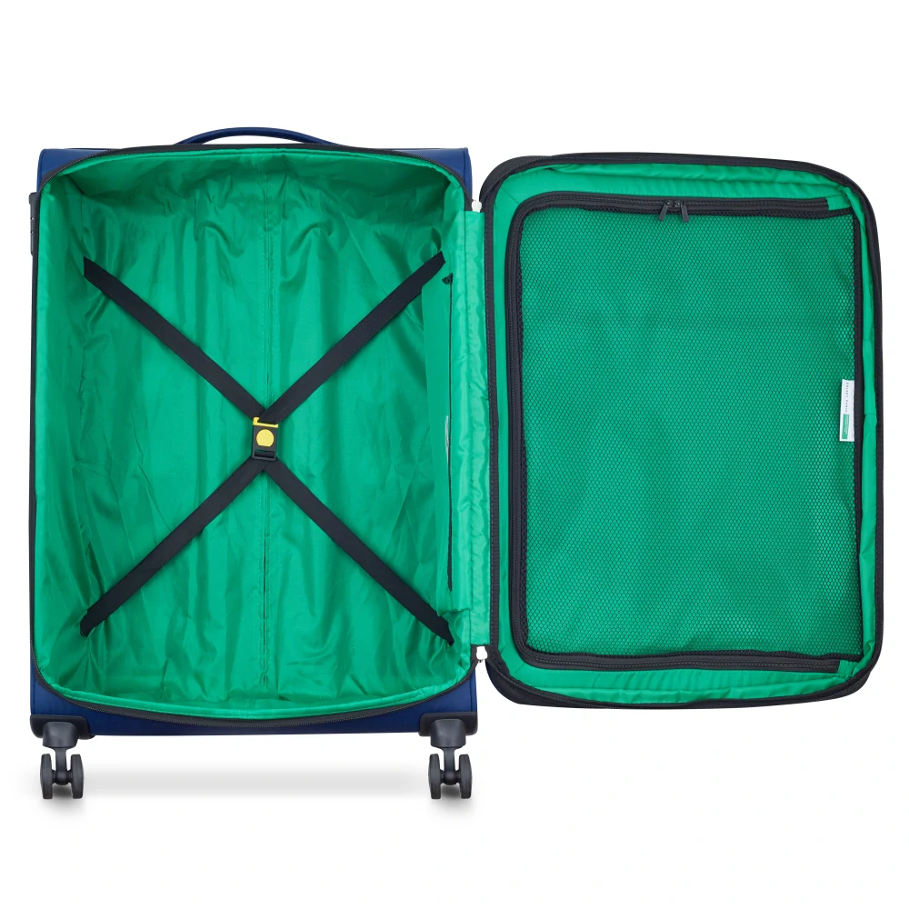 Cestovní kufr Delsey X Benetton Color Block 77 cm 376482102 - modrý
