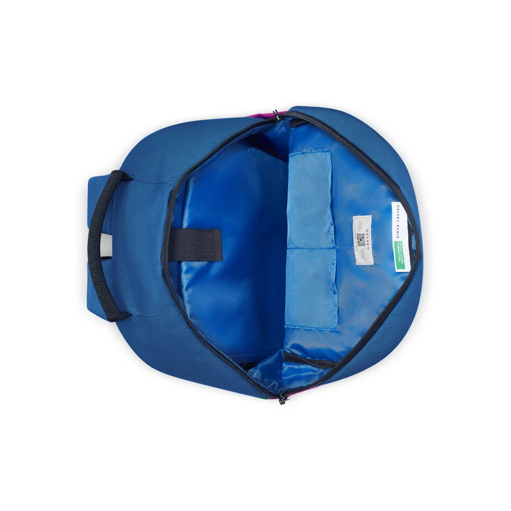 Batoh Delsey X Benetton Fabrica 376661012 - modrý