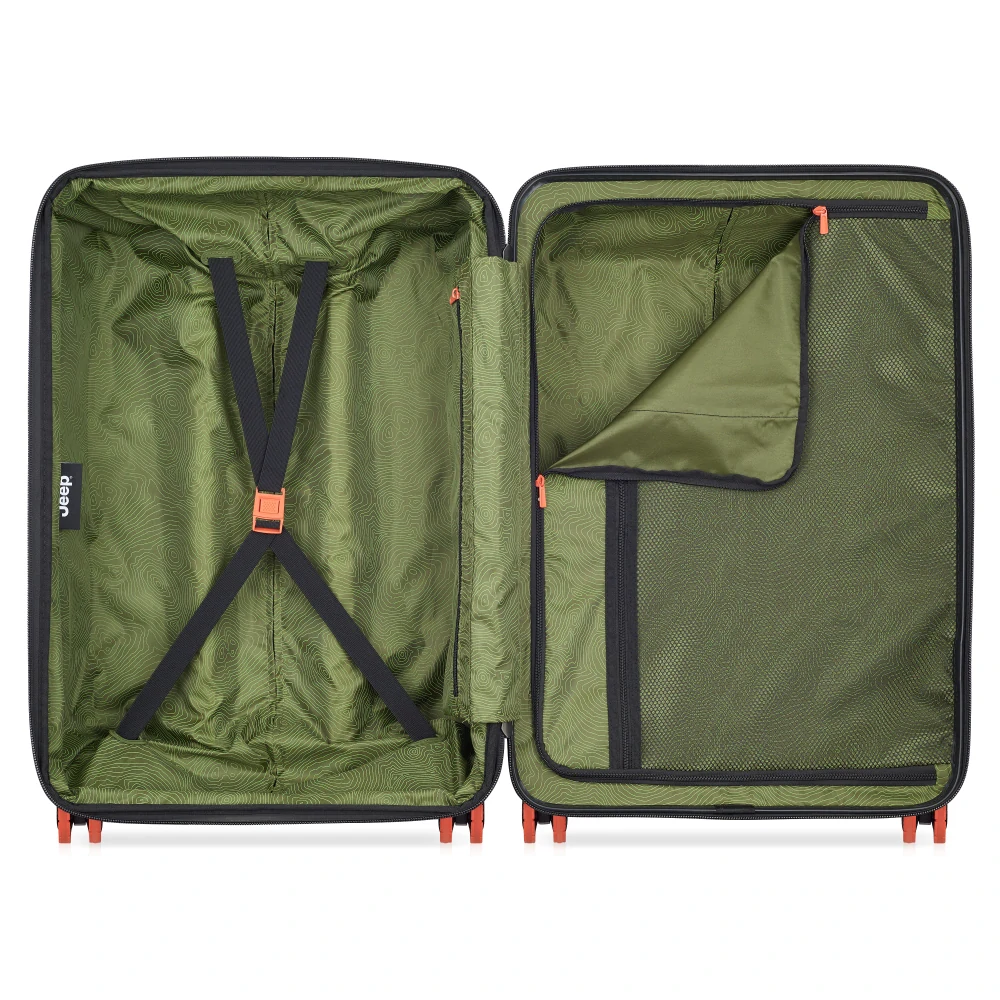 Cestovní kufr Delsey X JEEP JH001A 69 cm EXP 274682003 - zelený