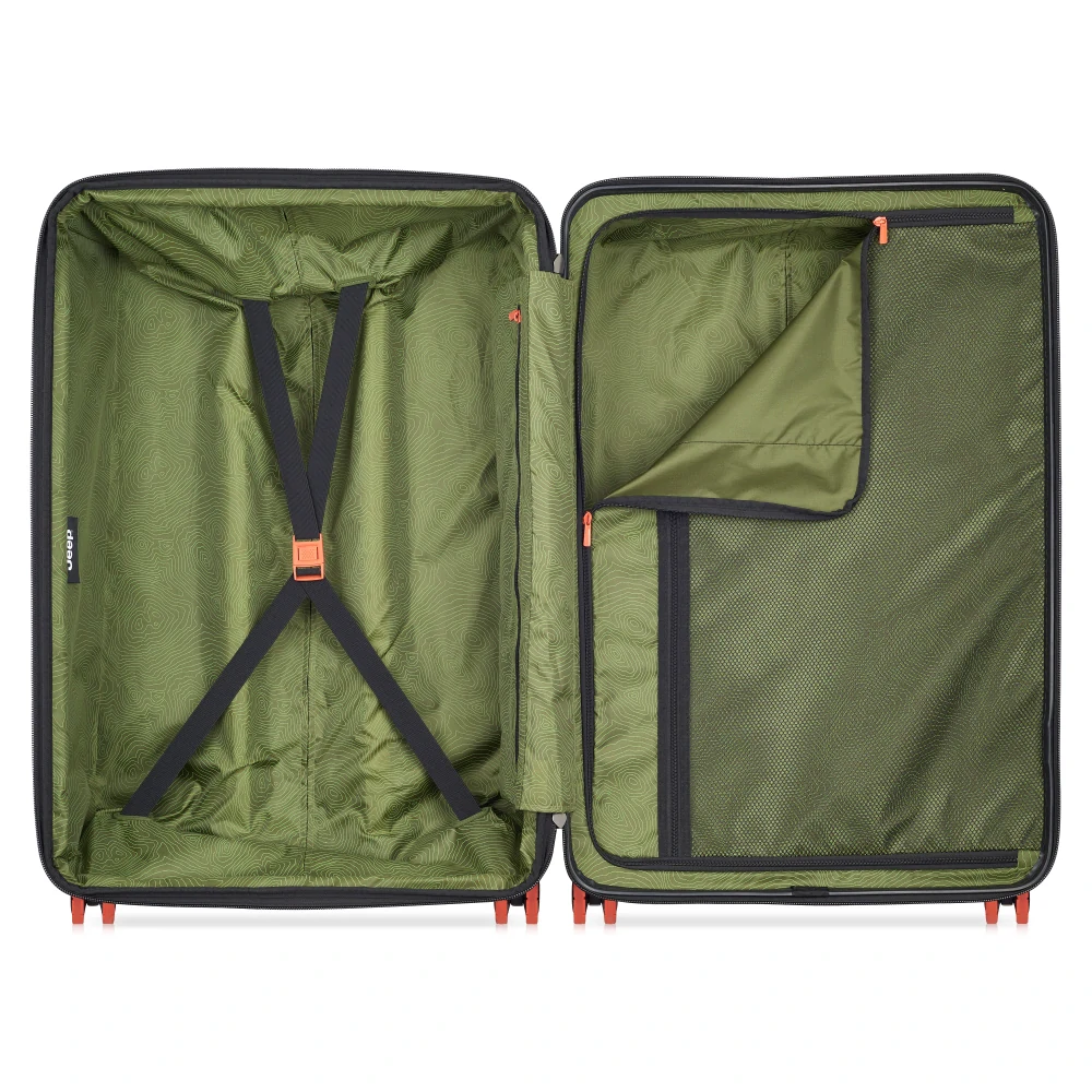 Cestovní kufr Delsey X JEEP JH001A 76 cm EXP 274682101 - antracitově šedý