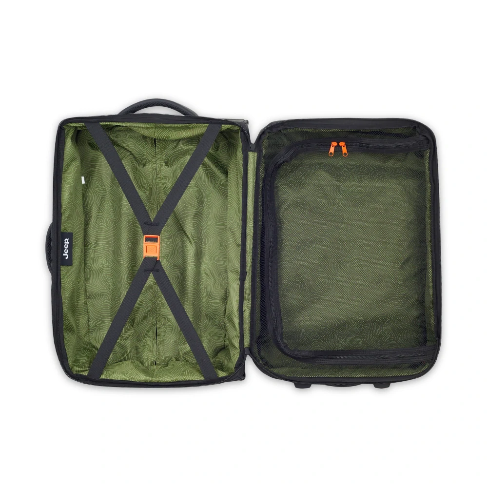 Cestovní taška na kolečkách Delsey X JEEP JS007C 55 cm 374021000 - černá