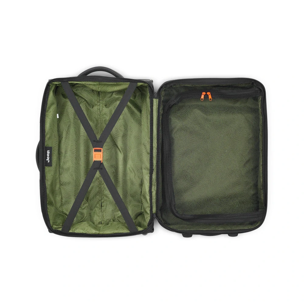 Cestovní taška na kolečkách Delsey X JEEP JS007C 55 cm 374021011 - šedá