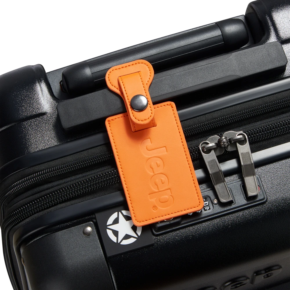Jmenovka / visačka na kufr Delsey X JEEP JA018C 374801025 - oranžová