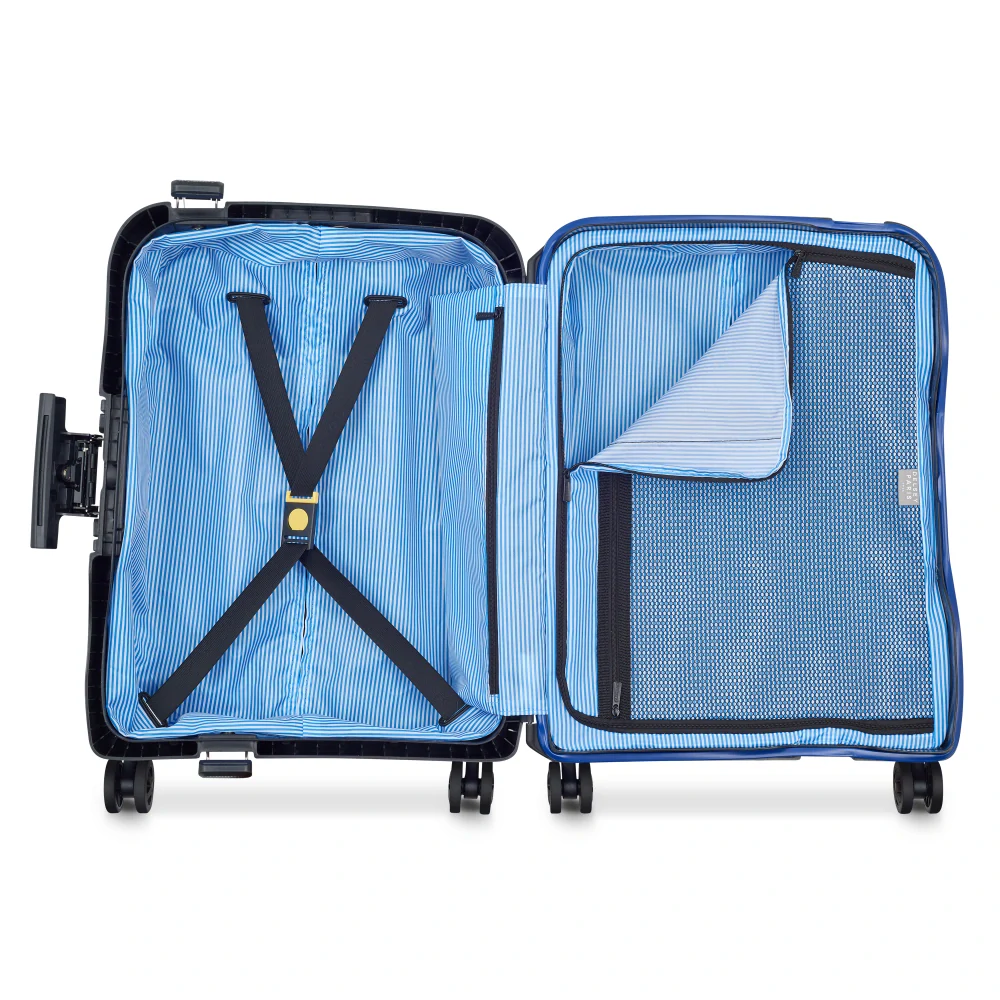 Kabinový kufr Delsey Moncey SLIM 55 cm 384480300MR - černý