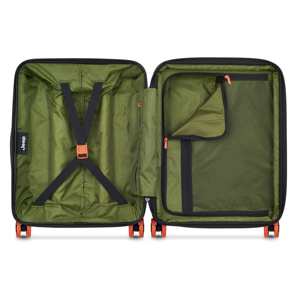 Kabinový kufr Delsey X JEEP JH001A SLIM 55 cm EXP 274680311 - stříbrný