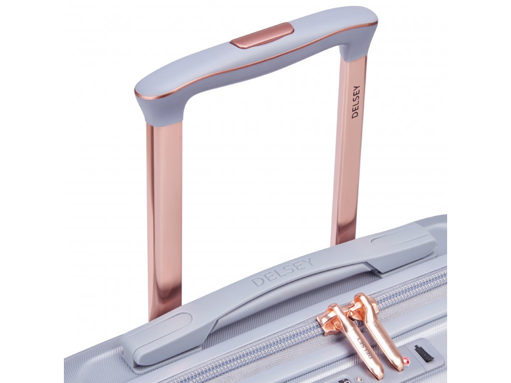 Kabinový kufr Delsey Shadow 5.0 SLIM 55 cm 287880311 - stříbrný