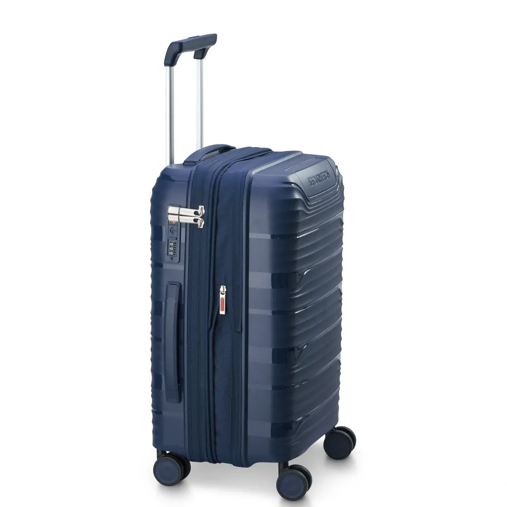 Kabinový kufr Securitech by Delsey Dune 55 cm EXP 400780102 - modrý