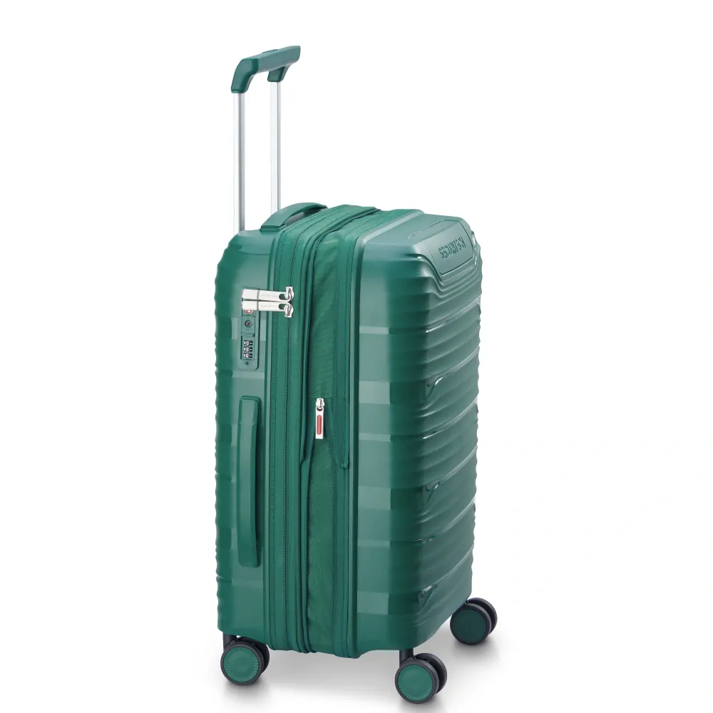 Kabinový kufr Securitech by Delsey Dune 55 cm EXP 400780103 - zelený