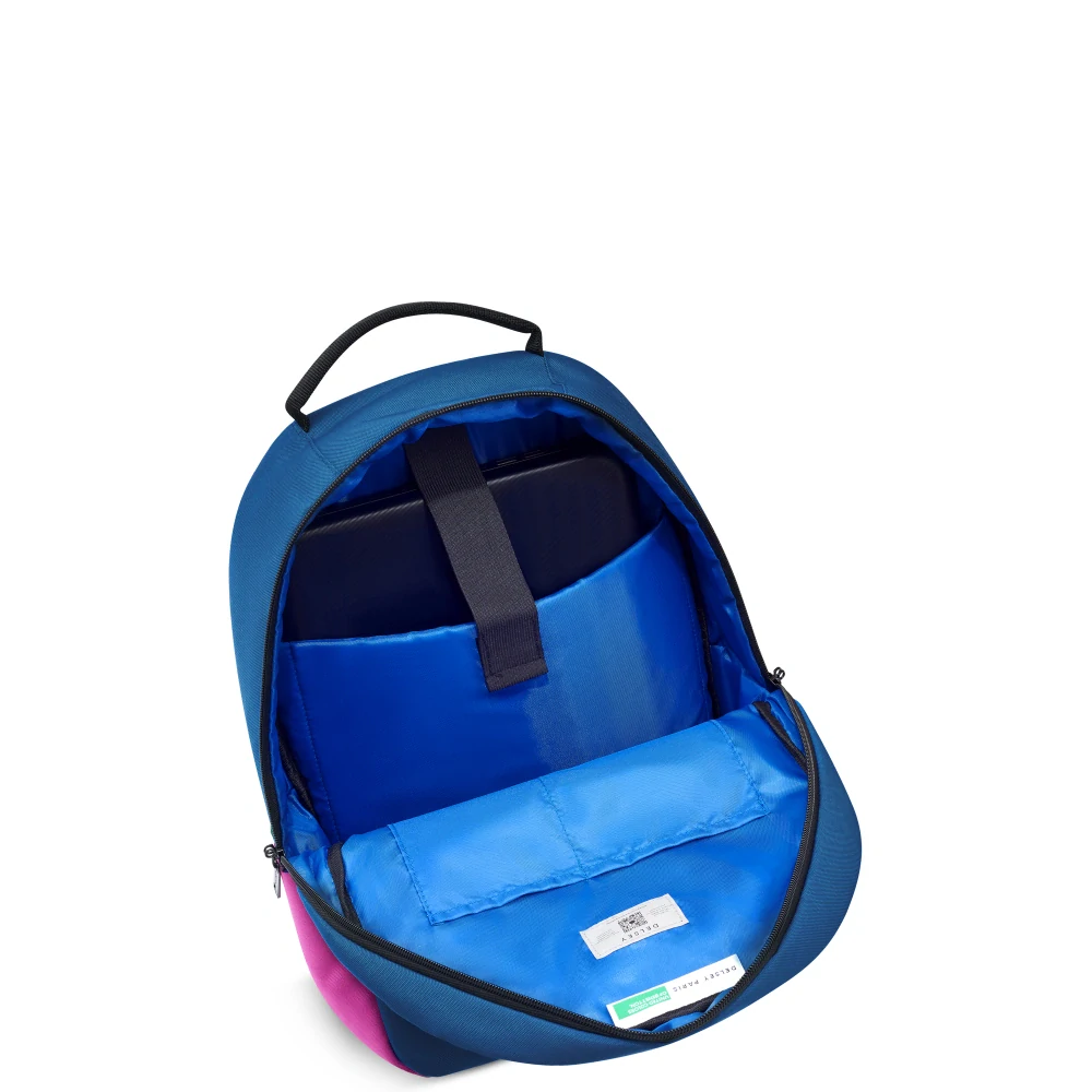 Batoh Delsey X Benetton Fabrica 376661012 - modrý