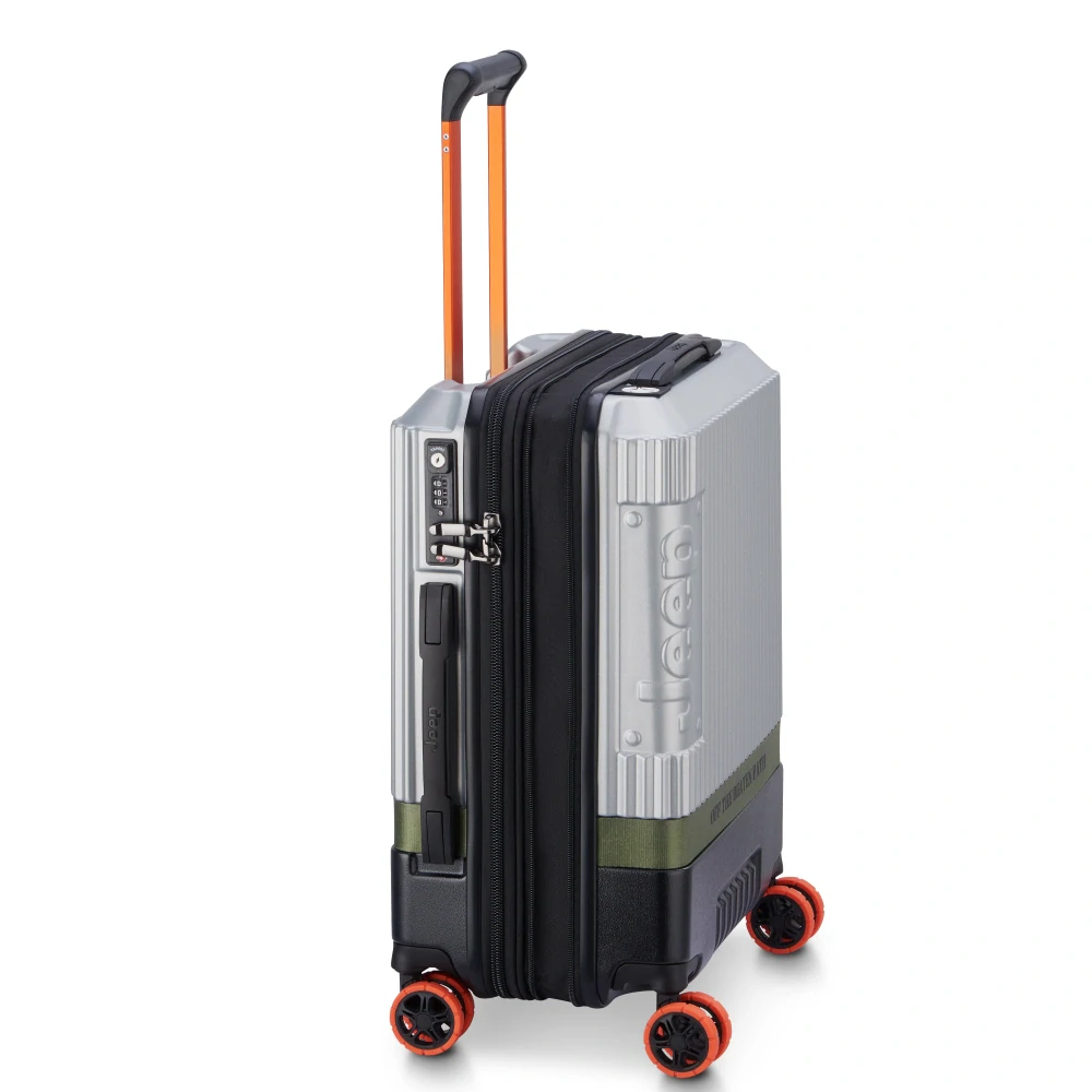 Kabinový kufr Delsey X JEEP JH001A SLIM 55 cm EXP 274680311 - stříbrný