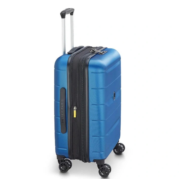 Kabinový kufr Delsey Comete 4 SLIM 55 cm EXP 314180312 - modrý