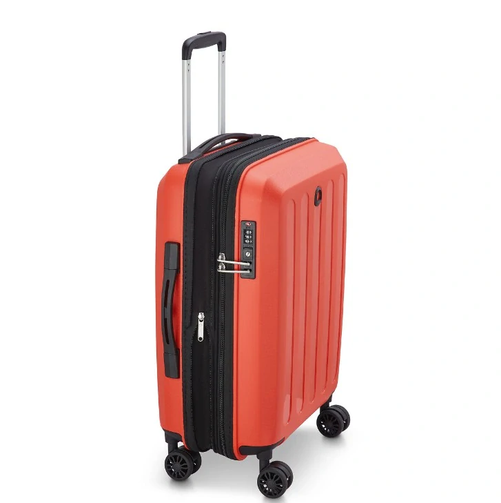Kabinový kufr Delsey Unlock SLIM 55 cm EXP 310980325 - oranžový