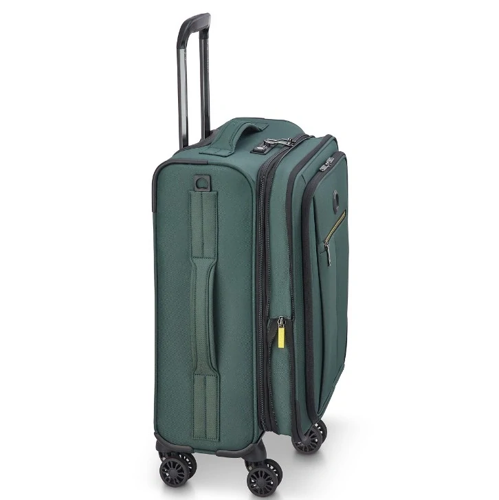 Kabinový kufr Delsey Dita SLIM 55 cm EXP 342180303 - zelený