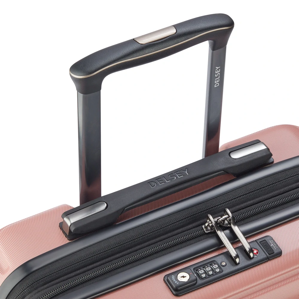 Kabinový kufr Delsey Shadow 5.0 SLIM 55 cm 287880329 - růžový "ash rose"