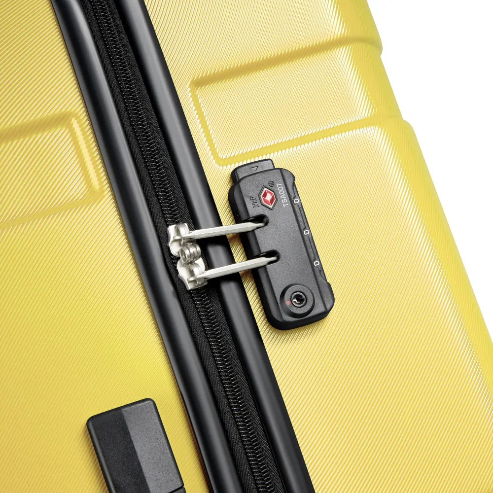 Cestovní kufr Delsey X Benetton NOW Hardside 76 cm 376282145 - žlutý